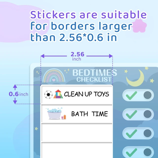 Alt view image 2 of 4 - Routine Stickers Chore Stickers for Kids Chore Chart Routine Chart Reward Chart