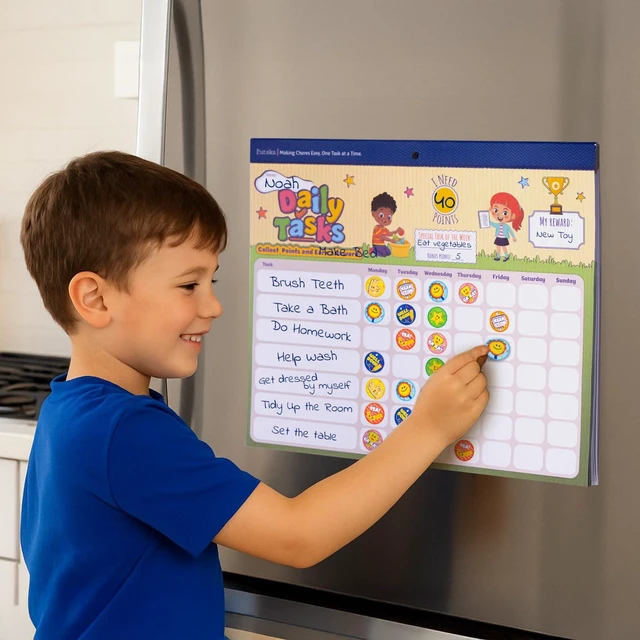 Alt view image 6 of 7 - Potty Training and Chore Chart, 26 Boards, 1528 Stickers,Classic