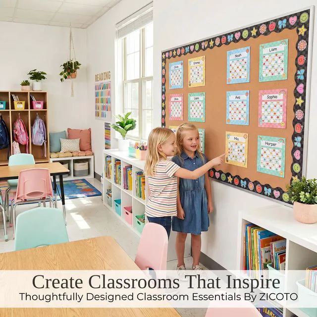 Alt view image 2 of 7 - Fun Reward Charts for Kids with Stickers - 80 Charts for Classroom or Home | Motivational Behavior Trackers, Complete Set with 3000+ Colorful Incentive Stickers to Build Positive Habits & Routine