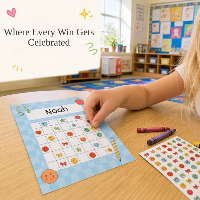 Alt view image 7 of 7 - Fun Reward Charts for Kids with Stickers - 80 Charts for Classroom or Home | Motivational Behavior Trackers, Complete Set with 3000+ Colorful Incentive Stickers to Build Positive Habits & Routine
