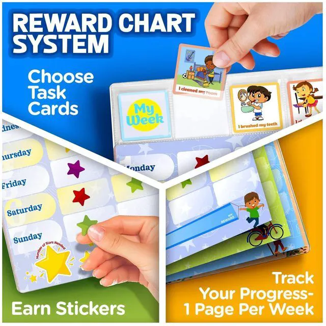 Alt view image 2 of 6 - Reward & Behavior Journal for Kids - Weekly Chart