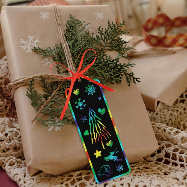 Alt view image 5 of 6 - Scratch Art for Kids, 40 Sets in 5 Styles Scratch Art Bookmarks | Rainbow Scratch Art Bookmarks, Bulk Magic Scratch Paper for Kids, DIY Crafts, Birthday Party Favors, Classroom Activities