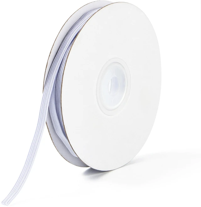 Main image of Elastic Band for Sewing, 1/4 Inch 11 Yards,White | Knit Elastic Bands Cord for Sewing Waistband and Pants Waist, High Elasticity