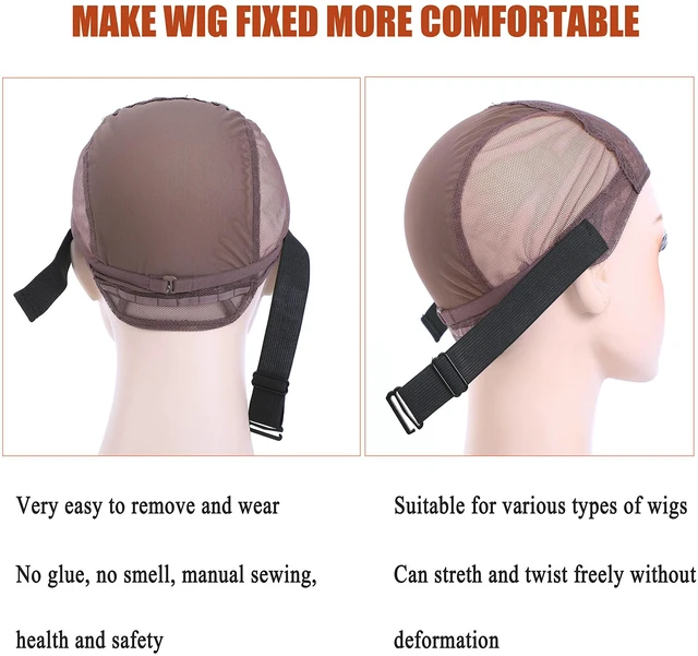 Alt view image 6 of 6 - Adjustable Elastic Bands Straps For Wigs (Black/10pcs)