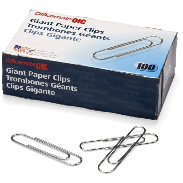 Alt view image 2 of 2 - No.1 Smooth Paper Clips, Pack of 6 Boxes of 100 Clips Each, 600 Clips Total (99911)
