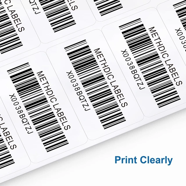 Alt view image 6 of 6 - Shipping Labels 2"×4" 300 Labels Sticker Paper for Laser/Ink Jet Printer Mailing Labels 8.5"*11" White 10 per Sheet