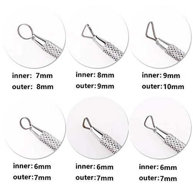 Alt view image 4 of 6 - 6 Pcs Clay Pottery Sculpting ToolsSet Caving Craft Modelling Tools | Pottery Polymer Clay Ribbon Loop Tools ,Scraper Ceramic Modelling Tools, Sculpture Tools for Clay, Sculpture Carving Tools