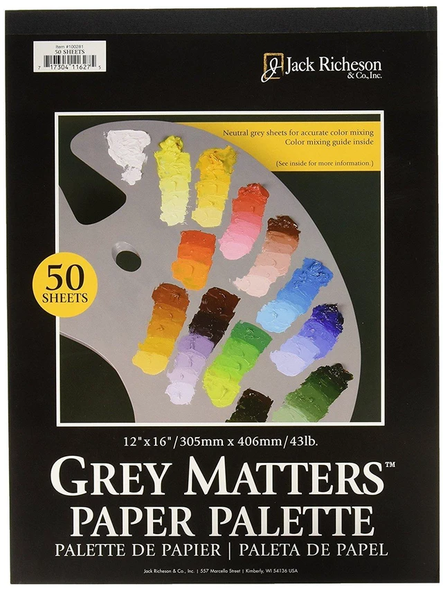 Main image of Grey Matters Paper Palette, 12 by 16-Inch, 50 Sheets - JACK-100281