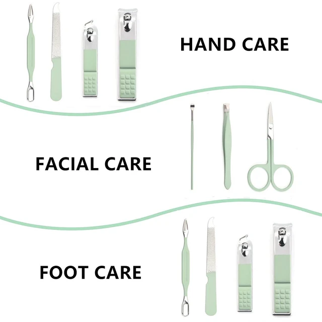 Alt view image 4 of 7 - Manicure Set Nail Clipper Set Women Men Nail Clippers Kit Nail Care Kit | Fingernail Toenail Cutters Personal Care Tools Manicure Pedicure with Travel Case Nail Grooming Kit Gifts for Women Men
