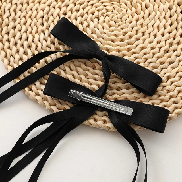 Alt view image 3 of 7 - 16 PCS Hair Bows for Women,Hair Ribbon Hair Bows With Long Tail,Hair Bow Clips Hair Barrettes for Women Accessories