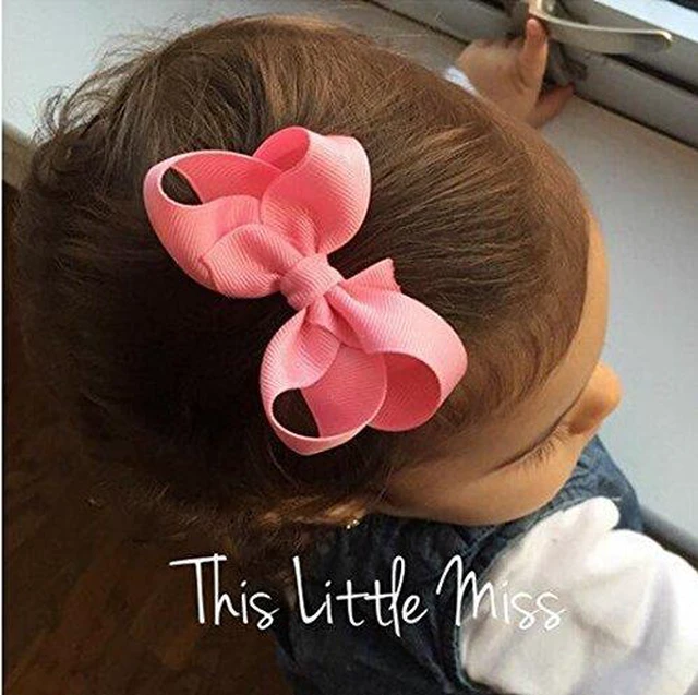 Alt view image 6 of 6 - 40Pcs 3 inch Hair Bows for Girls Grosgrain Ribbon Toddler Back to School Hair Accessories with Alligator Clips for Baby Girls Kids in Pairs