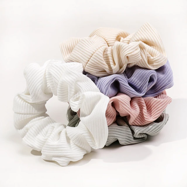 Alt view image 5 of 7 - Hair Ties Scrunchies for Women's, for Girls Big Scrunchies Both for Thick Hair or Thin Hair Curl Hair No Crease Ponytail Holder No Hurt Your Hair