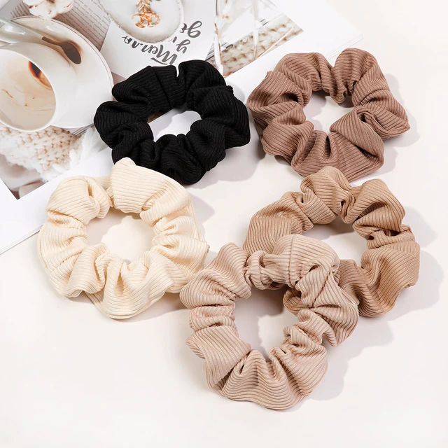 Alt view image 3 of 7 - Hair Ties Scrunchies for Women's, for Girls Big Scrunchies Both for Thick Hair or Thin Hair Curl Hair No Crease Ponytail Holder No Hurt Your Hair