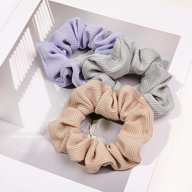 Alt view image 6 of 7 - Hair Ties Scrunchies for Women's, for Girls Big Scrunchies Both for Thick Hair or Thin Hair Curl Hair No Crease Ponytail Holder No Hurt Your Hair