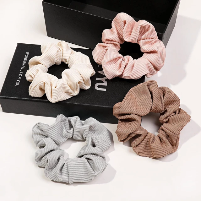 Alt view image 7 of 7 - Hair Ties Scrunchies for Women's, for Girls Big Scrunchies Both for Thick Hair or Thin Hair Curl Hair No Crease Ponytail Holder No Hurt Your Hair
