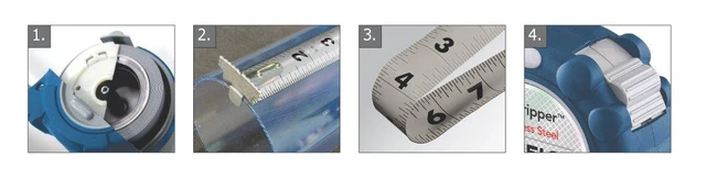 Alt view image 3 of 4 - Stainless Steel Tape Measure, 1 Inx16 ft