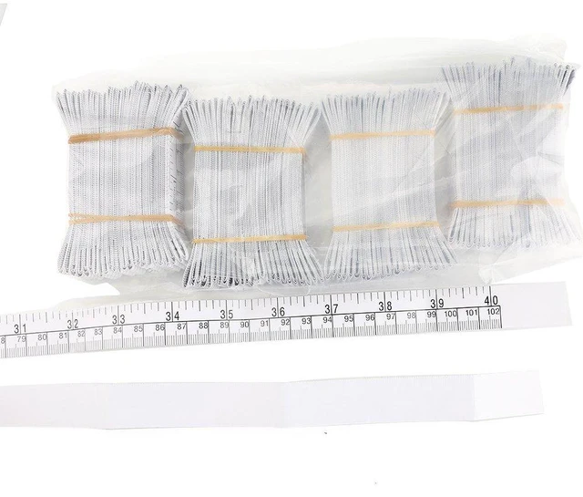 Alt view image 7 of 7 - Pack of 100pcs 1m 40" Paper Tape Measure, Wound Measuring Rulers | Measuring Babies Head, Disposable
