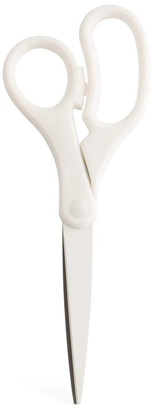 Main image of Multi-Purpose Precision Scissors - 8 Inch - White - Ergonomic Handle & Stainless Steel Blades - Sold Individually