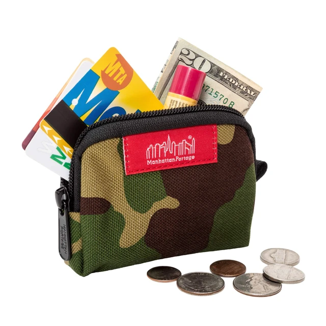 Alt view image 3 of 3 - CORDURA® Coin Purse With Zipper Closure Pouch Eclectic Colors Credit Card ID Card Jewelry Keys Water Resistant Gift Lightweight Everyday Carry (Camoflauge)