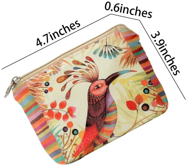 Alt view image 2 of 7 - Women and Girls Cute Fashion Coin Purse Wallet Bag Change Pouch Key Holder (Color Bird)