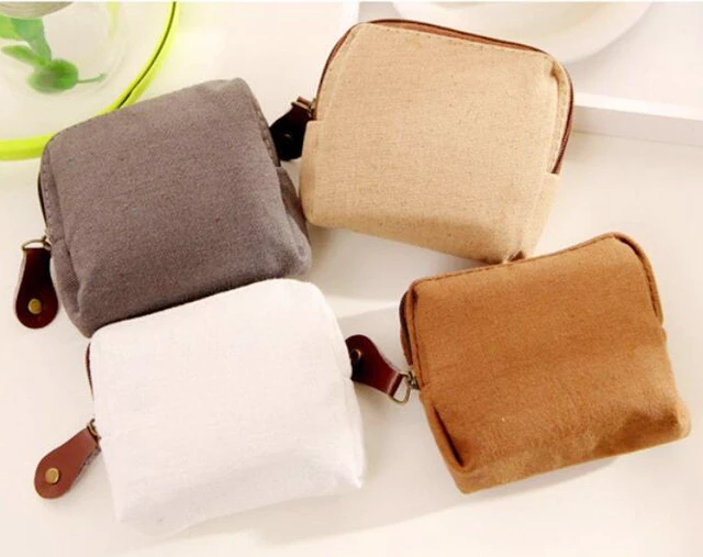Alt view image 4 of 7 - Canvas Coin Bags Women's Small Change Cash Purse Wallets (Set of 4, Paris)