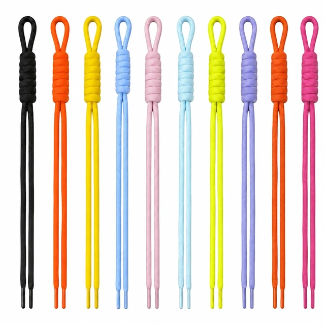 Main image of Paracord Keychain,10Pcs Rope Keychain,Paracord Bag Charm for Purse Handbag | Decoration Accessories,10 Colors.for bead holes over 5mm/0.2in,not fit for holes under 5mm/0.2in.