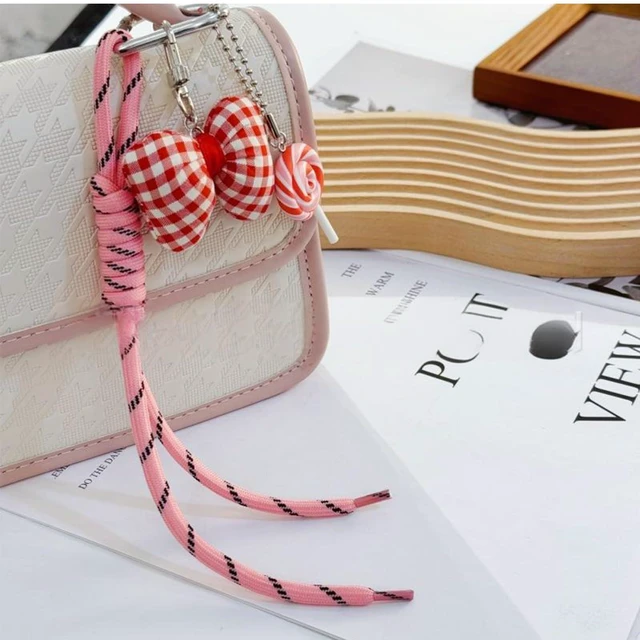 Alt view image 4 of 7 - 20 Piece Paracord Keychain Set Colorful Paracord Keychain Bag Charm Woven Rope Accessories Handcrafted Keychain for Backpack Handbag Wallet Decorative in 20 Distinct Colors