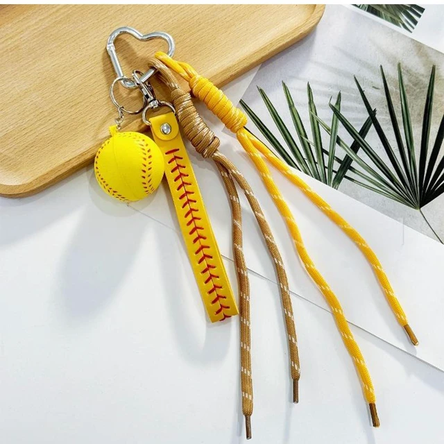 Alt view image 6 of 7 - 20 Piece Paracord Keychain Set Colorful Paracord Keychain Bag Charm Woven Rope Accessories Handcrafted Keychain for Backpack Handbag Wallet Decorative in 20 Distinct Colors