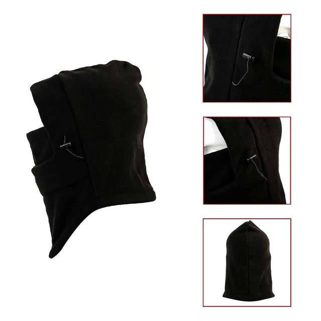Alt view image 2 of 7 - Balaclava Ski Mask 2 Pcs, Windproof Warm Winter Mask for Men & Women | Full Coverage, Adjustable Fit, Soft Fleece Comfort for Skiing, Snowboarding, Hiking & All Cold Weather Outdoor Sports