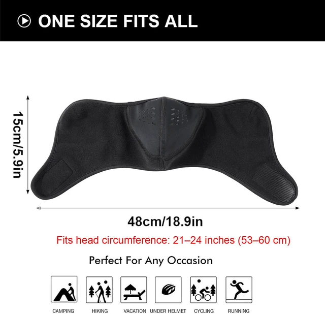 Alt view image 3 of 7 - Breathable Half Face Mask for Men Women Warm Thermal Balaclava | Windproof Skiing Snowboarding Motorcycle Cycling Hiking Winter Cold Weather Outdoor Sports