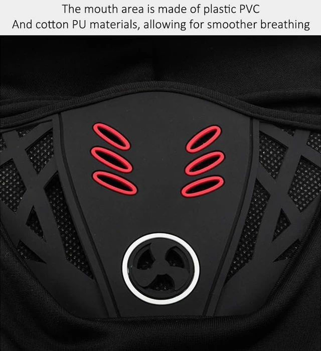 Alt view image 2 of 7 - Balaclava Ski Face Mask, Winter Windproof Warm Mask 3D Design Breathable Bandana,Windproof Thermal in Cold Weather for Motorcycle