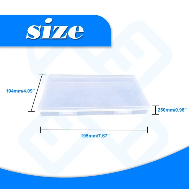 Alt view image 5 of 5 - Mask Storage Case 2 Pack Masks Organizer with Lid Dustproof Clear | Portable Mask Case Storage Box Disposable/Reusable Face Masks Organizer Storage Plastic Box for Mask Pollution Prevention