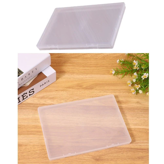 Alt view image 6 of 6 - 3 Pack KN95 Face Masks Storage Case Container Portable KN95 Face Mask Carry Box Clear Protective Hard Cover Organizer for Travel Purse Bag Keep Disposable Reusable Face Masks Clean
