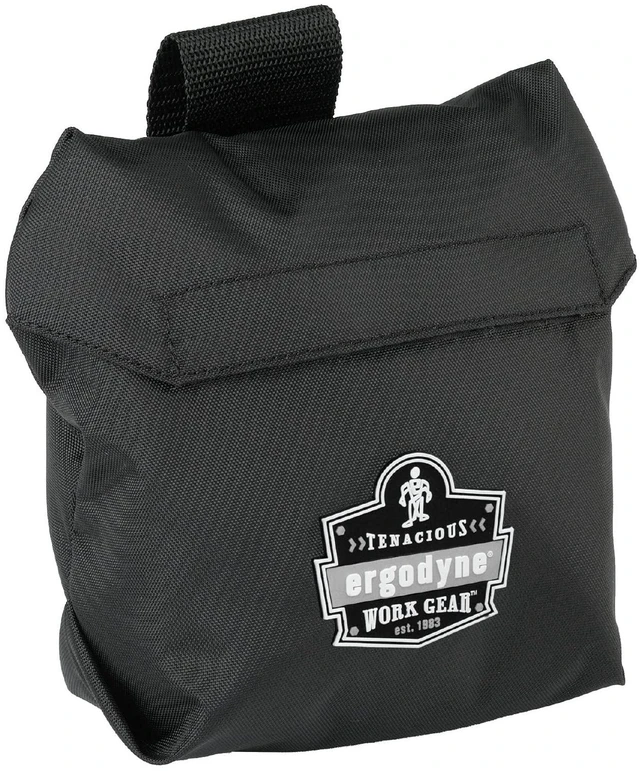 Main image of Carry Pouch for Half Mask Respirators, Straps to Attach Around Belt, Cover Flap Closure, 8.5" L x, 3" W, 7" H, Ergodyne Arsenal 5182,Black