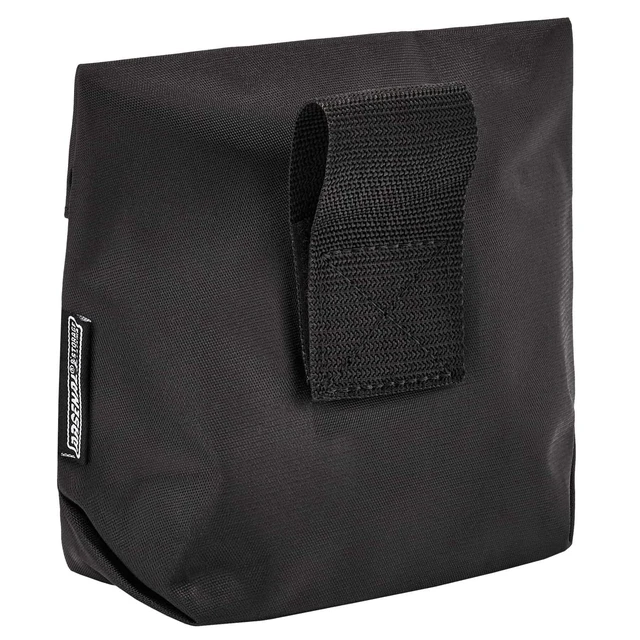 Alt view image 6 of 7 - Carry Pouch for Half Mask Respirators, Straps to Attach Around Belt, Cover Flap Closure, 8.5" L x, 3" W, 7" H, Ergodyne Arsenal 5182,Black