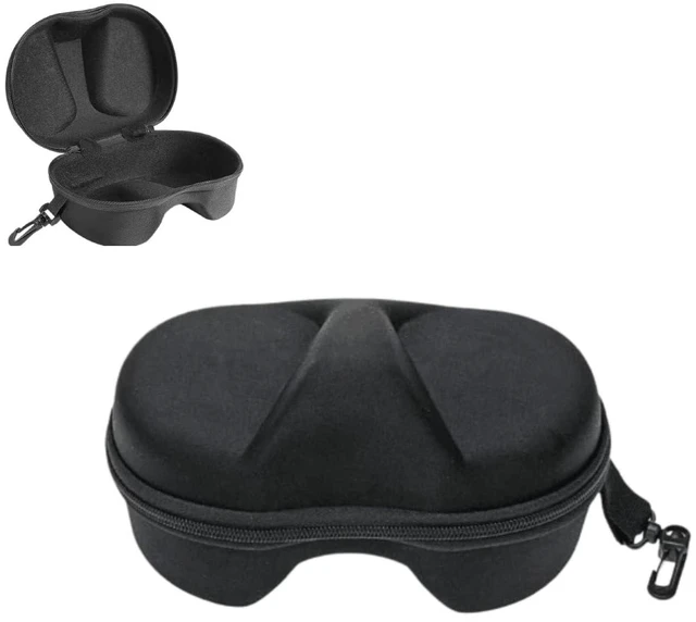 Main image of Portable Dive Mask Case, 1PC Snorkel Mask Storage Box with Hook, EVA Material Lightweight Protective Container for Swimming Goggles & Diving Mask(Black)
