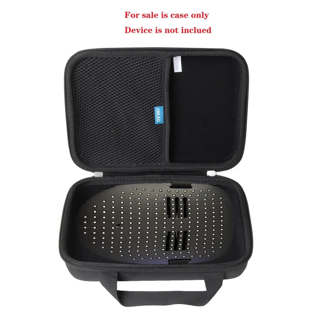 Alt view image 2 of 5 - Hard Travel Case for Mr.Pang/Depointer Life/MEGOO LED Mask Light up Masks - Portable Storage for Holiday Party Gesture Sensing Mask Accessories (Only Case)