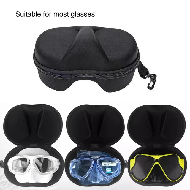 Alt view image 3 of 7 - Diving Mask Case Portable Swimming Scuba Glasses Dive Goggles Snorkel Masks Storage Box Protective Container Pouch
