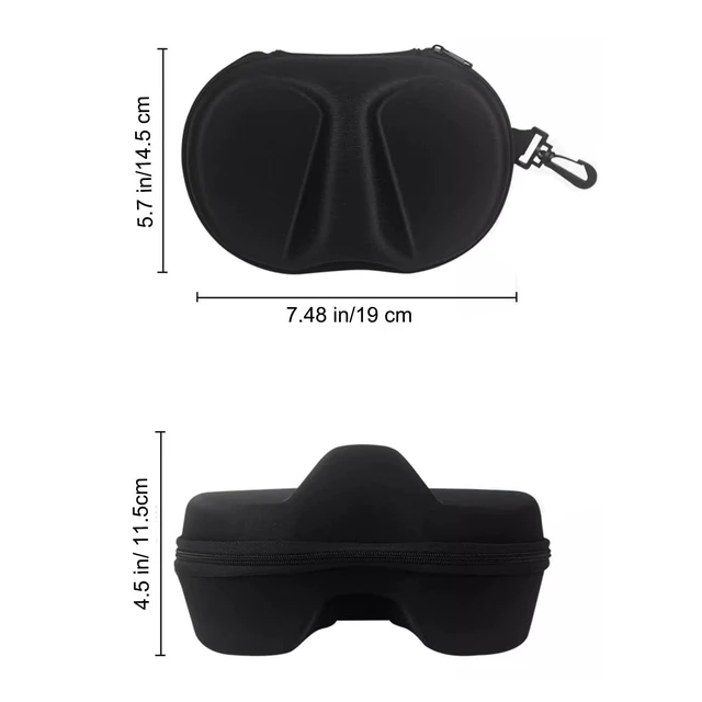 Alt view image 4 of 7 - Diving Mask Case Portable Swimming Scuba Glasses Dive Goggles Snorkel Masks Storage Box Protective Container Pouch