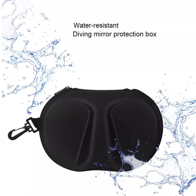 Alt view image 5 of 7 - Diving Mask Case Portable Swimming Scuba Glasses Dive Goggles Snorkel Masks Storage Box Protective Container Pouch