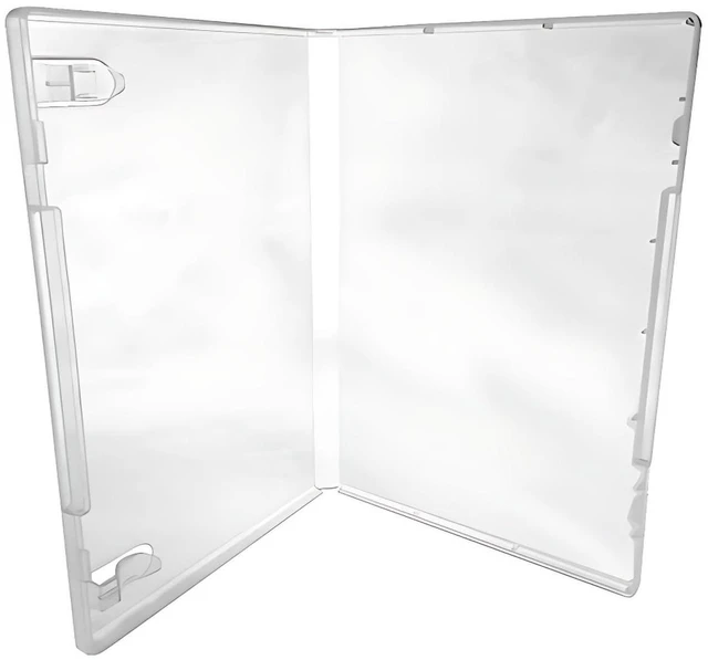 Main image of (6) Plastic Storage Cases for Rubber Stamps with 2 Booklet Clips, 1/2" (14mm) inch Spine Size (Clear)