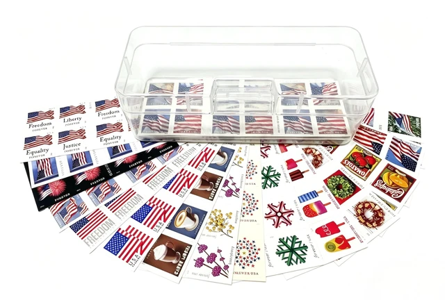 Alt view image 5 of 7 - Rectangle Sheet Stamp Storage Case (No Stamps Included)