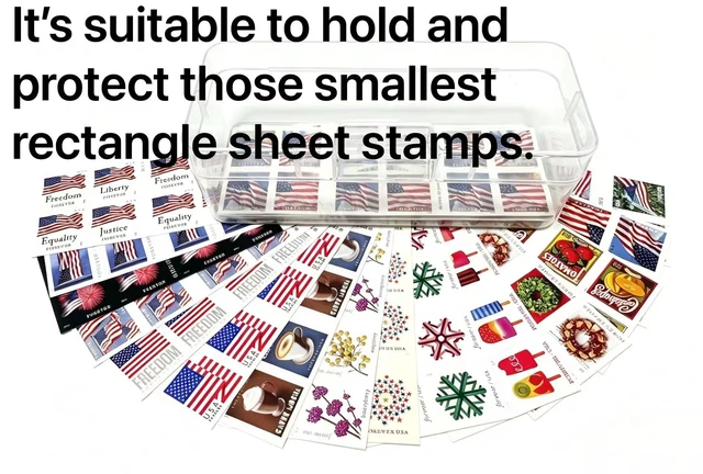 Alt view image 3 of 7 - Smallest Rectangle Sheet Stamp Organizer Box (No Stamps Included)