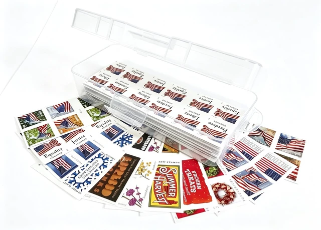 Alt view image 2 of 7 - Smallest Rectangle Sheet Stamp Organizer Box (No Stamps Included)