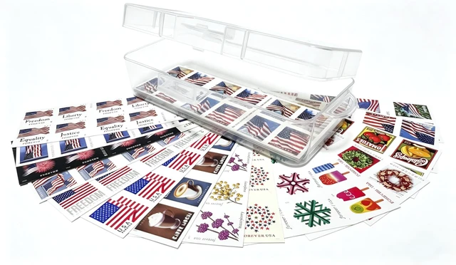 Alt view image 4 of 7 - Smallest Rectangle Sheet Stamp Organizer Box (No Stamps Included)
