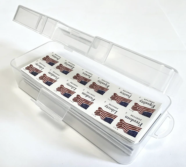Alt view image 7 of 7 - Smallest Rectangle Sheet Stamp Organizer Box (No Stamps Included)