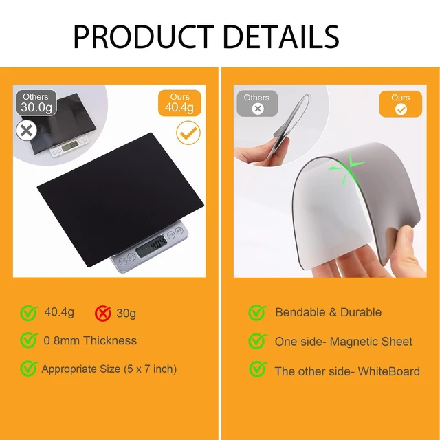 Alt view image 3 of 7 - 24 Pcs Magnetic Sheets for Die Storage Stamp and Die Storage Pockets Die Cut Storage for Card Making (12 Pcs Sheets+ 12 Pcs Bags, 0.8 mm Thickness