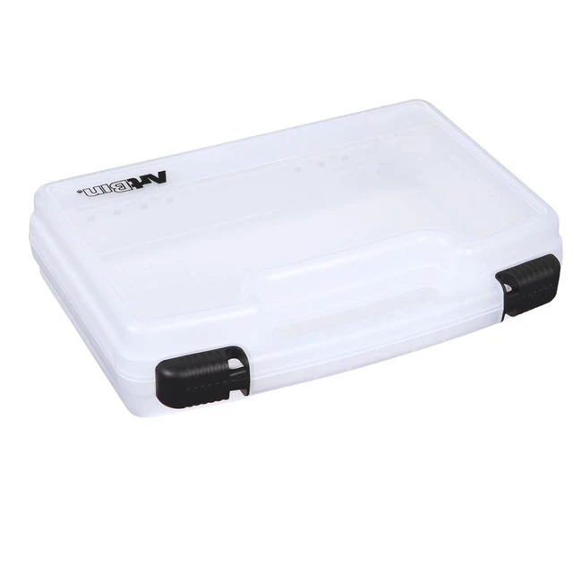 Alt view image 7 of 7 - 12-Inch Quick View Deep Base Carrying Case, Translucent | Clear View Lid, Deep Base, Carry Handle, Secure Latches, Portable Craft Storage, Translucent