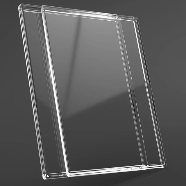 Alt view image 2 of 2 - Slide Card Cases - Premium Hard-Shell Card Holders with Innovative Slide-Lock Mechanism (12 Pack), Designed for Standard Sized Trading Cards, Great for LCGs and TCGS