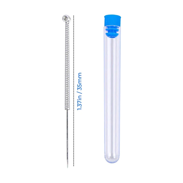 Alt view image 3 of 5 - Disposable Pimple Needles, Acne Needle, Effective Blackhead and Blemish Remover Tools, Pimple Popper Tools for Clear Tool (50 PC)